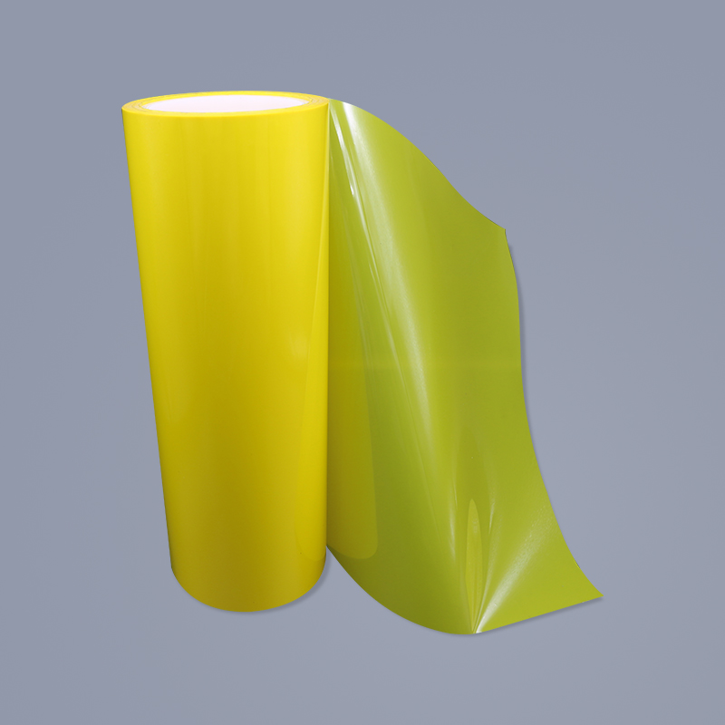 Filme de liberação amarelo PET