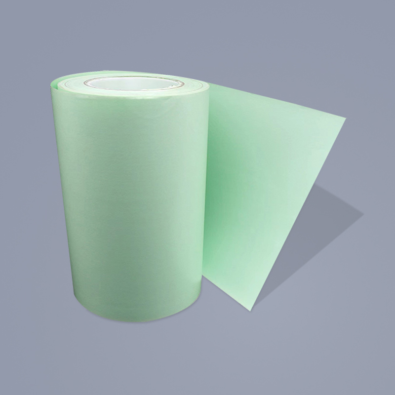 Papel de liberação verde fosco